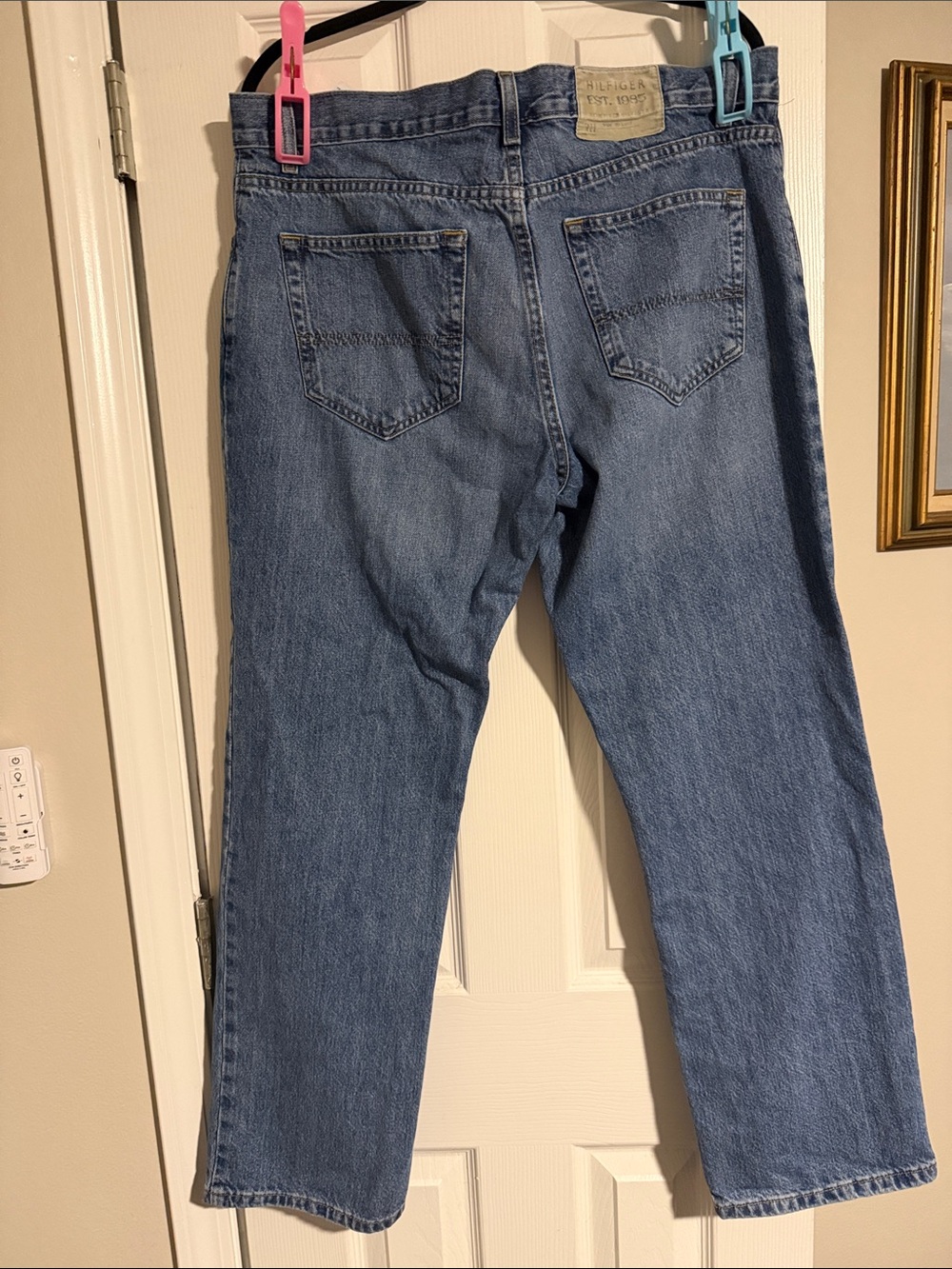 Tommy Hilfiger Women's Straight Leg Jeans - Light Blue Wash